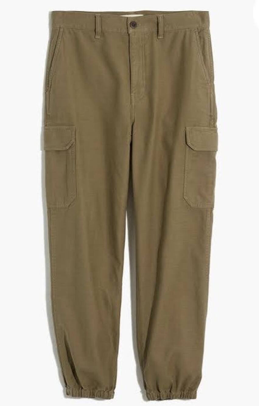 Madewell High Rise Cargo Fatigue Pants Joggers Cotton Women’s Size 27